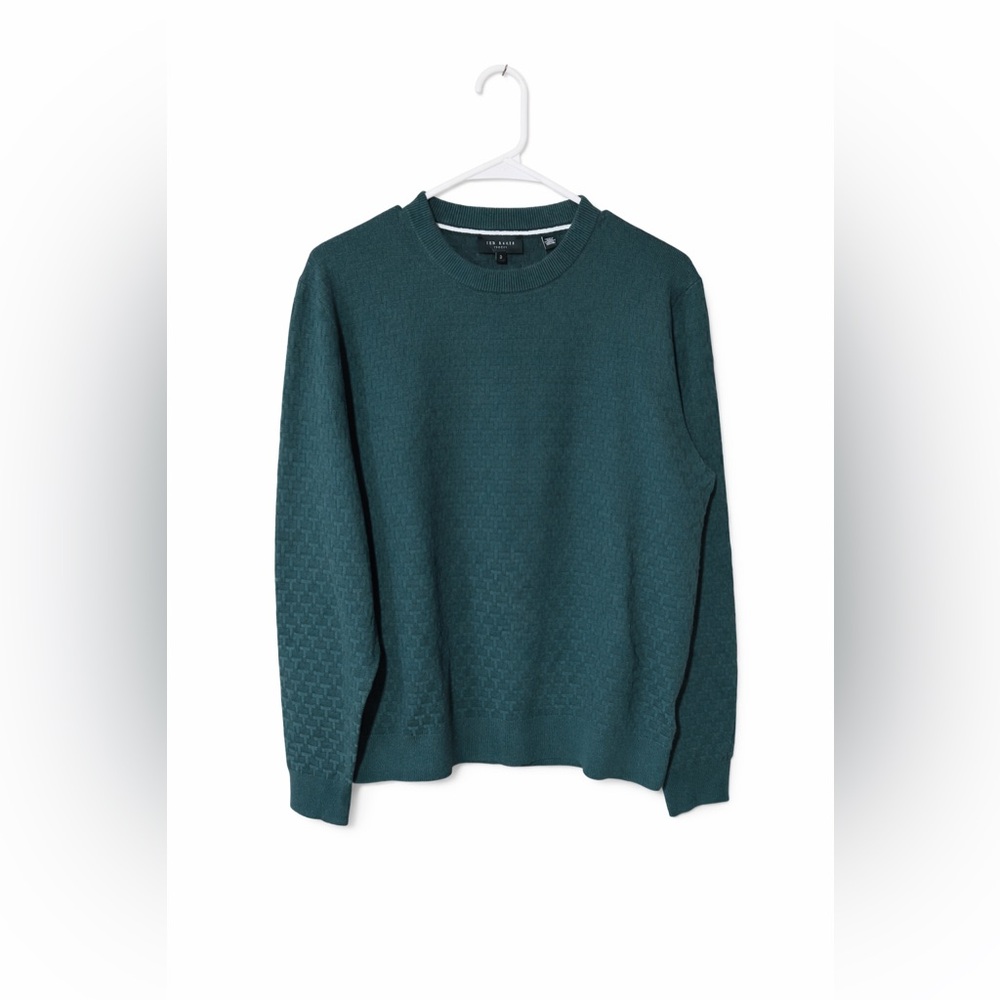 Men’s Ted Baker Deep Teal Crewneck Sweater